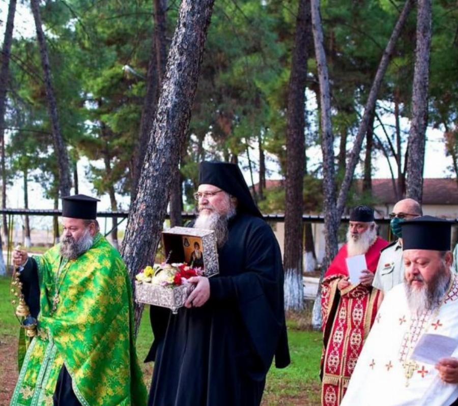 Έβγαινε η ευωδία από την κάρα του Οσίου Δαυίδ στο στρατόπεδο και στη μονάδα ελικοπτέρων
