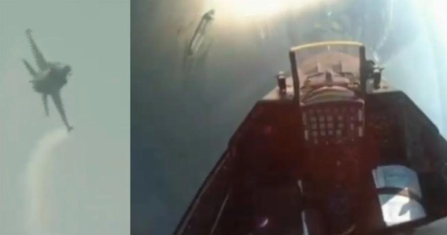 Με Κωστή Παλαμά ευχήθηκε Χρόνια Πολλά ο πιλότος του F-16 ΖΕΥΣ – Το συγκινητικό βίντεο από την παρέλαση