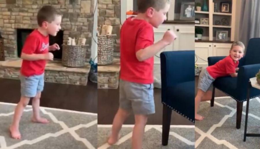 5χρονος με σπάνια ασθένεια περπατά για πρώτη φορά, διαψεύδοντας τους γιατρούς