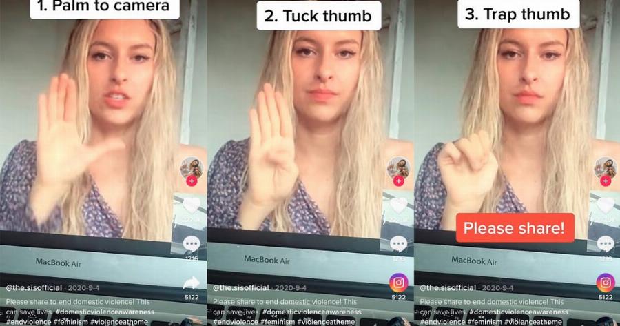 Αγνοούμενη έφηβη σώθηκε από απαγωγή, κάνοντας στον πίσω οδηγό τα σήματα κινδύνου που είχε δει στο TikTok