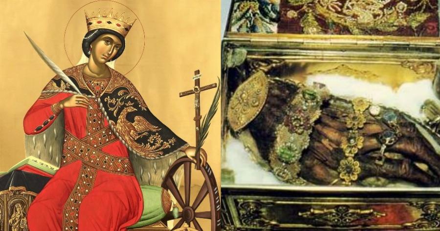 Τα αδιάφθορα λείψανα της Αγίας Αικατερίνης