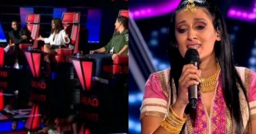 H παίκτρια από την Ινδία που τραγούδησε στο The Voioce το “Δεν με πόνεσε κανείς” και εντυπωσίασε