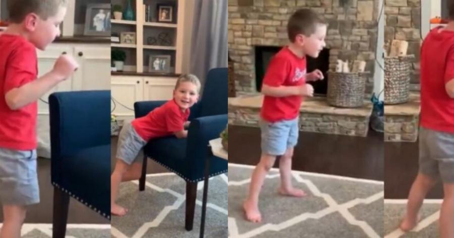 5χρονος με σπάνια ασθένεια περπατά για πρώτη φορά, διαψεύδοντας τους γιατρούς