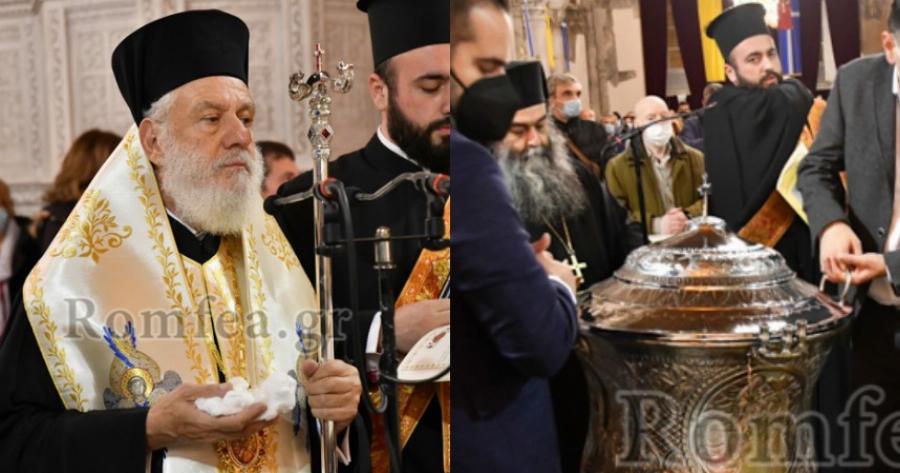 Το μύρο του Αγίου Δημητρίου «πλημμύρισε» τη Θεσσαλονίκη