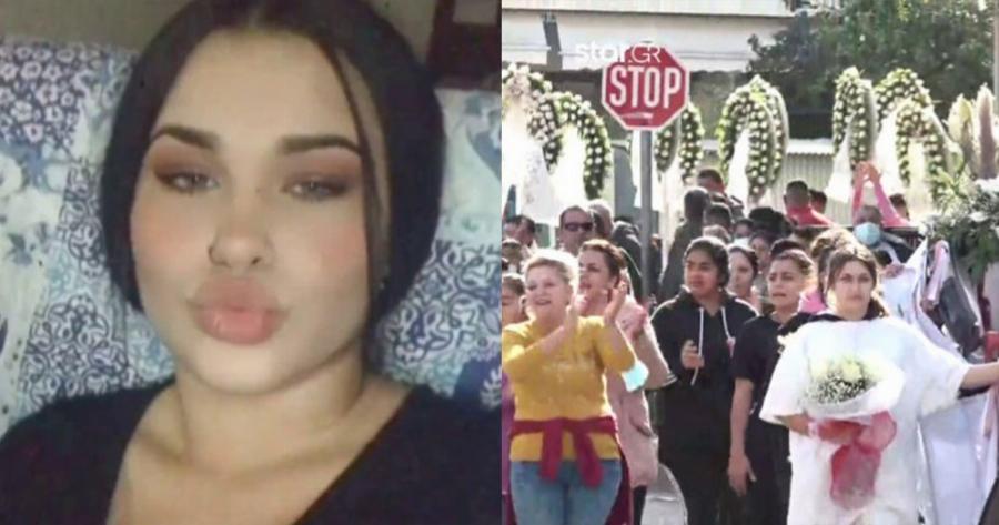 Λάρισα: Με χειροκροτήματα και τραγούδια το τελευταίο «αντίο» στη 18χρονη Μαρία