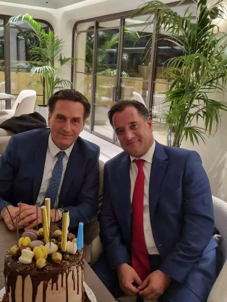 Άδωνις Γεωργιάδης: Γιόρτασε τα γενέθλιά του παρέα με τους Δημητρακόπουλο και Πορτοσάλτε