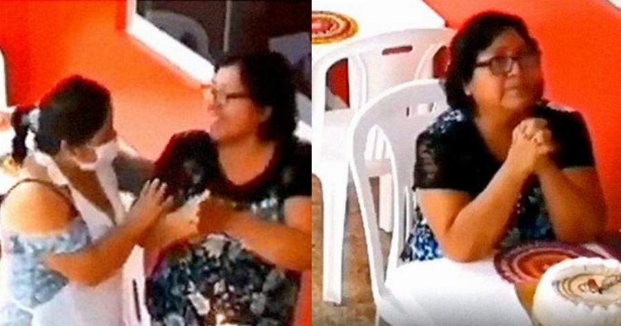 Γυναίκα γιορτάζει ολομόναχη τα γενέθλιά της σε εστιατόριο και δακρύζει από συγκίνηση