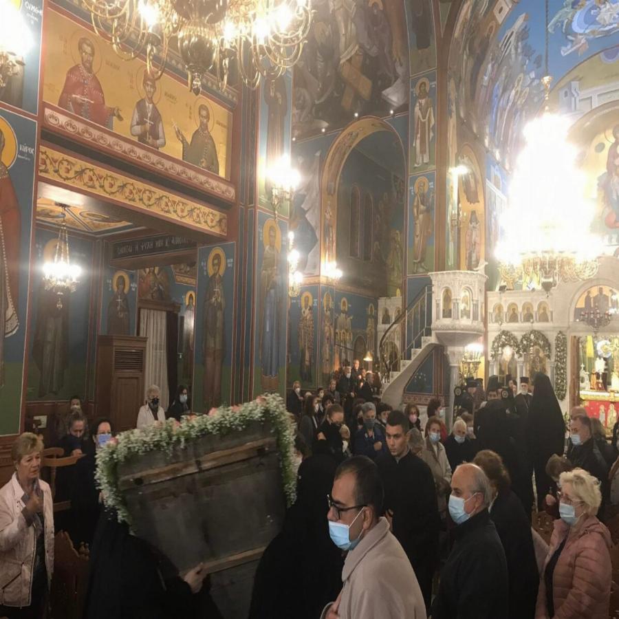 Εκκλησία και λαός υποδέχτηκαν τον θαυματουργό Ταξιάρχη