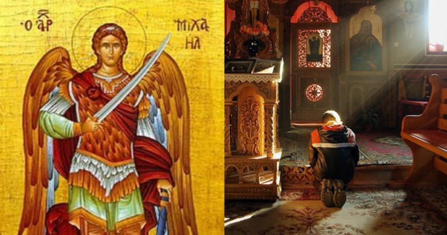 Ο Αρχάγγελος Μιχαήλ εμφανίστηκε: Του έδειξε πως να προσεύχεται