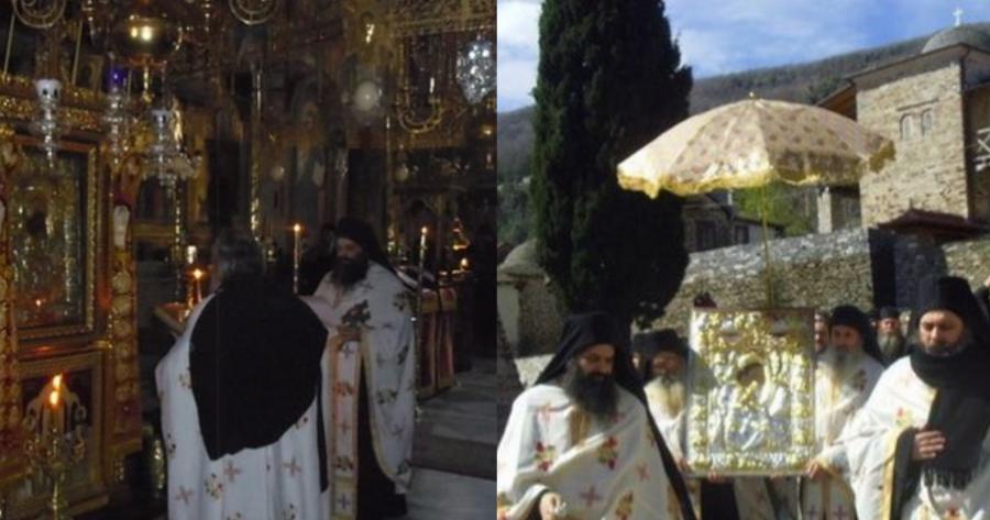 Άγιο Όρος: Λιτανεία του «Άξιον Εστί» κατά του κορωνοϊού