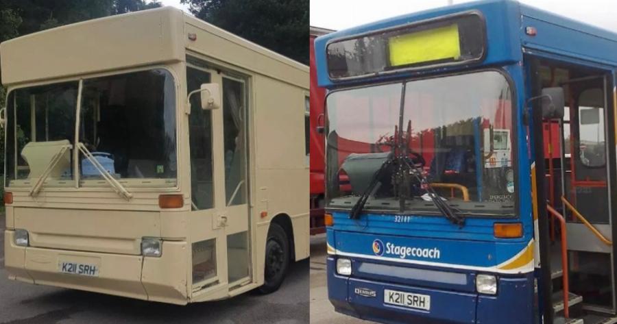 Αγόρασαν παλιό λεωφορείο με 1.300€:  Μεταμόρφωσαν το εσωτερικό του στο σπίτι των ονείρων τους