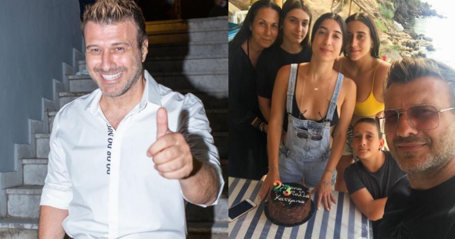 Σπάνια δημόσια εμφάνιση του Γιάννη Πλούταρχου με την σύζυγο και μητέρα των 5 παιδιών του