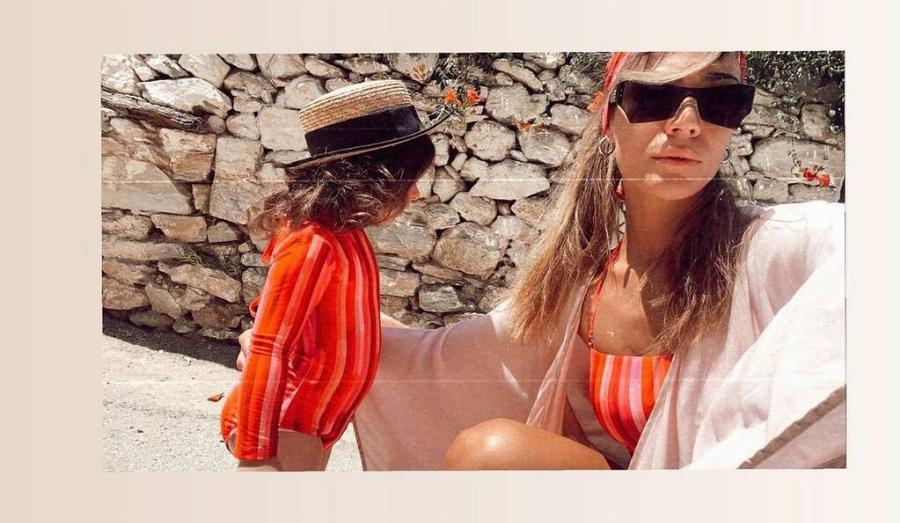 Ασορτί με την 3χρονη κόρη της η Ήβη Αδάμου: Στόλισαν το σπίτι τους