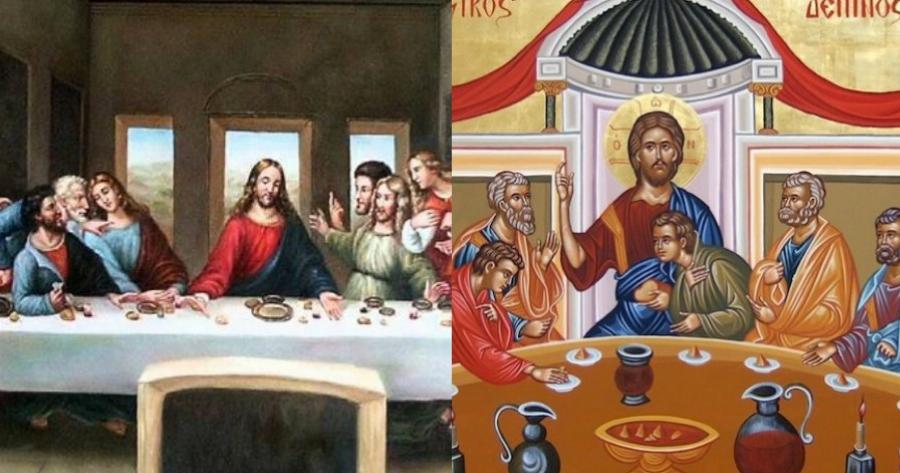 Γιατί ο Χριστός είπε «Πίετε εξ’ αυτού πάντες» και δεν είπε και «Λάβετε φάγετε πάντες»