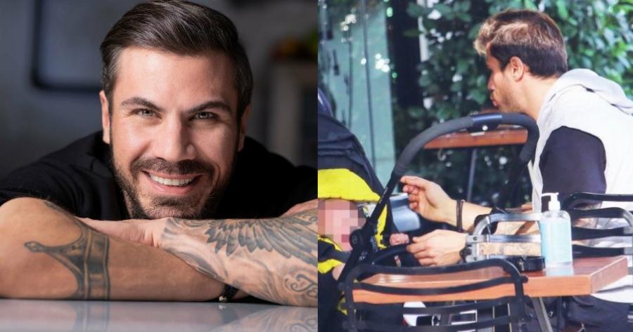 Άκης Πετρετζίκης και Παπαμιχαήλ βόλτα στην Αθήνα: Τρυφερά στιγμιότυπα με το μωρό
