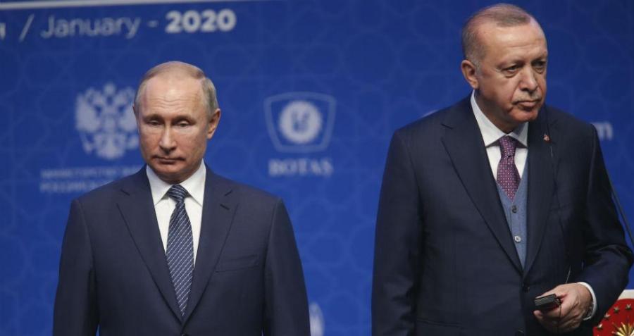 Πούτιν εναντίον Ερντογάν – Ο εθνικιστικός χάρτης της Τουρκίας που τον εξόργισε