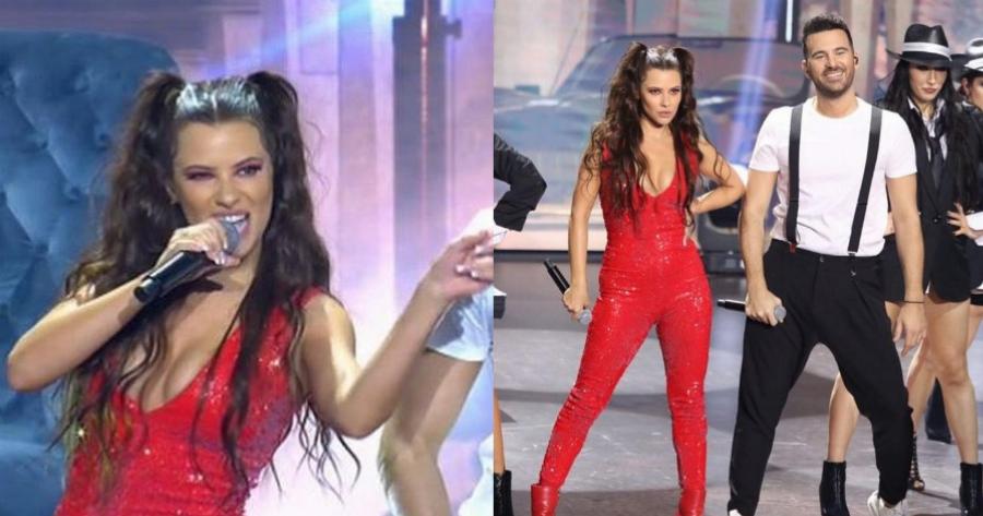 Φωτιά στα κόκκινα: Η εκθαμβωτική εμφάνιση της Λάουρα Νάργες στο J2US