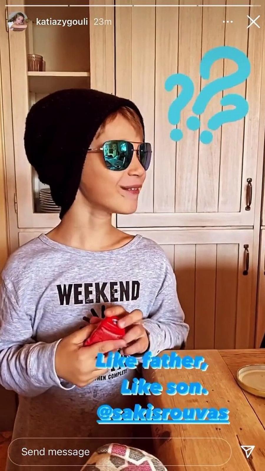Κάτια Ζυγούλη: Ο γιος της Απόλλωνας ψήλωσε, μεγάλωσε και είναι ένας κούκλος
