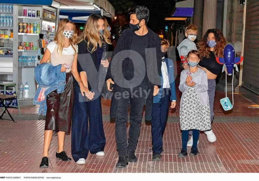 Οικογένεια Ρουβά: Σπάνια έξοδος με τα 4 παιδιά τους που τράβηξαν τα βλέμματα με το στυλ και το ντύσιμό τους