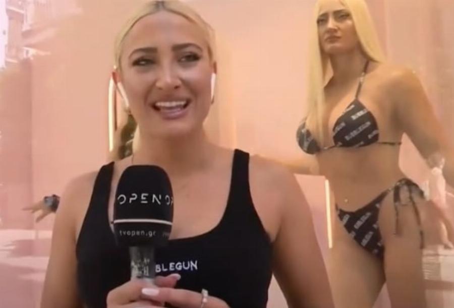 Ιωάννα Τούνη: Έκανε κούκλα τον εαυτό της στη βιτρίνα του καταστήματός της