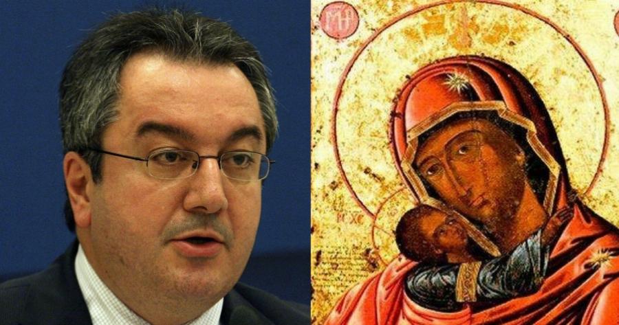 Η απάντηση του Ηλία Μόσιαλου στα “Ιερά Πυρά” που δέχτηκε για την ανάρτηση με την Παναγία