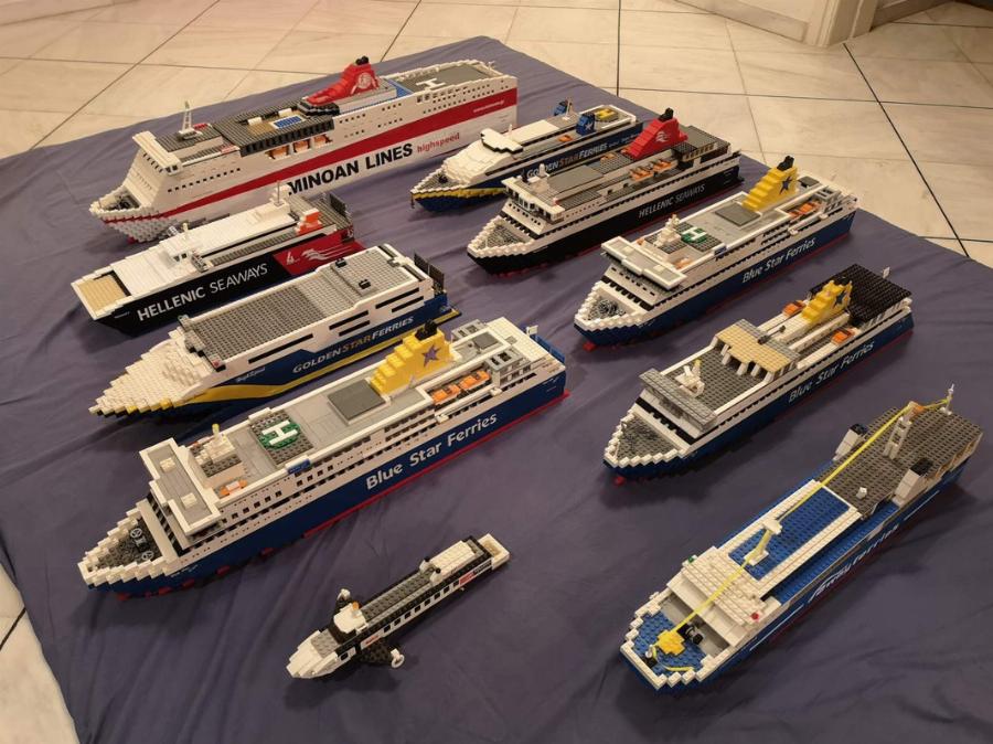 Μενέλαος Εμμανουήλ Τσιχαράπης: Ο 18χρονος Σερραίος που φτιάχνει καταπληκτικά πλοία από Lego