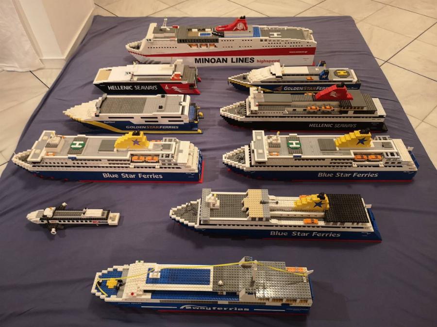 Μενέλαος Εμμανουήλ Τσιχαράπης: Ο 18χρονος Σερραίος που φτιάχνει καταπληκτικά πλοία από Lego