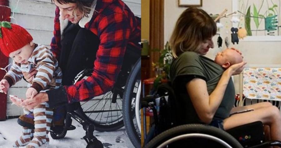 «Από παιδί ζω πάνω σ’ ένα αμαξίδιο, αλλά αυτό δεν με εμποδίζει να γίνω μια καλή μαμά»