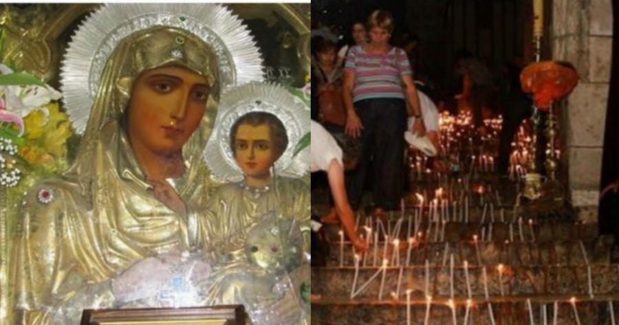 Τάφος Της Παναγίας: Τα 49 σκαλιά για τον τάφο – Η θαυματουργή εικόνα της Παναγίας Της Ιεροσολημήτισσας.