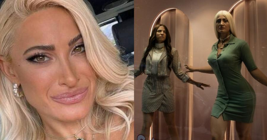 Ιωάννα Τούνη: Έκανε κούκλα τον εαυτό της στη βιτρίνα του καταστήματός της