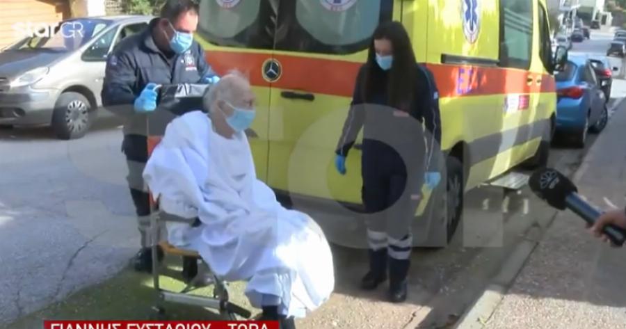 Εικόνες θλίψης: Αγνώριστος ο Βασίλης Λεβέντης – Έχασε 20 κιλά όμως κέρδισε τη μάχη με τον κορονοϊό