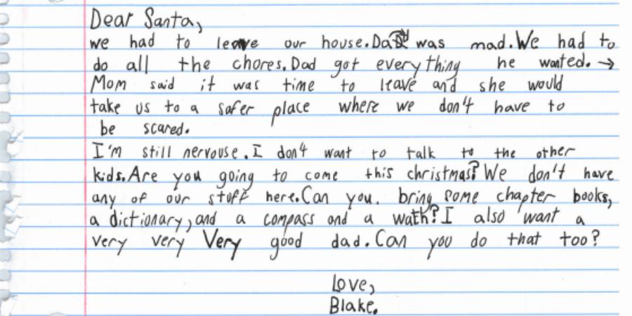 «Άγιε Βασίλη, φέρε μου έναν καλό μπαμπά»: Το συγκινητικό γράμμα ενός 7χρονου