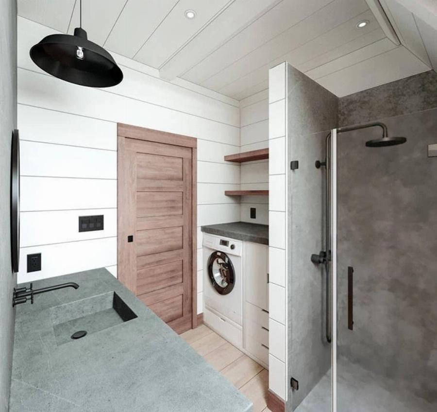 Είναι 146τμ, έρχεται πακεταρισμένο σε κούτες με οδηγίες και εργαλεία και το φτιάχνεις μόνος σου σε λίγες ώρες