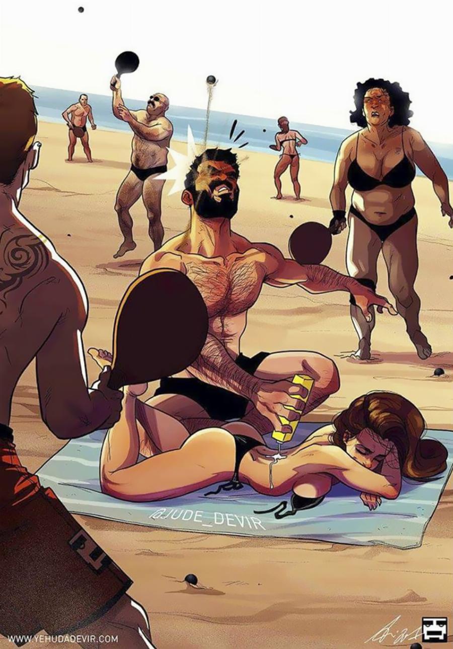 Σύζυγος δημιουργεί υπέροχα σκίτσα σε στιγμές καθημερινότητας με την γυναίκα του