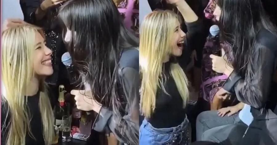 Η Πάολα έδωσε το μικρόφωνο στην κόρη της Παολίνα, τραγούδησαν και χόρεψαν μαζί και ο κόσμος τις αποθέωσε