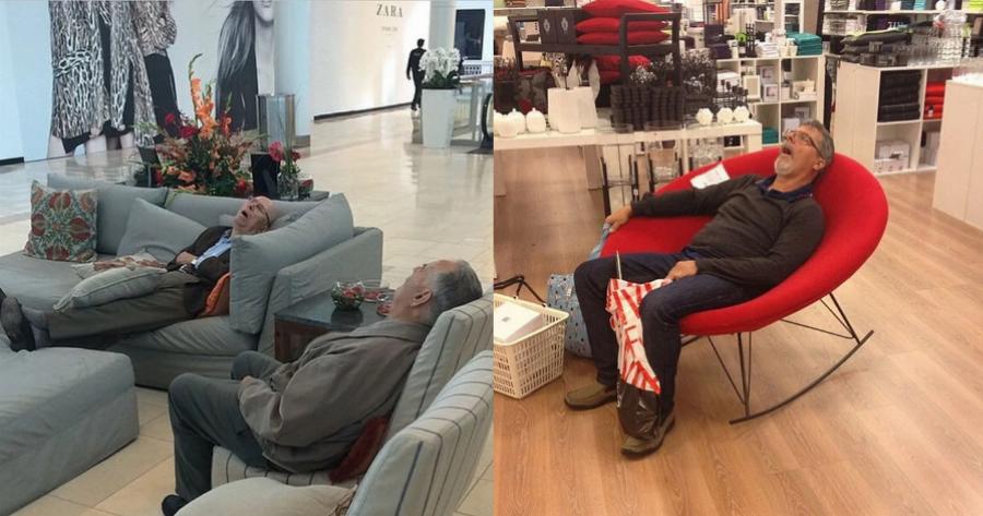 Ψώνια με την σύζυγο: 10 φωτογραφίες με απελπισμένους άντρες σε απόγνωση – Θα σας κάνουν να πέσετε κάτω από τα γέλια