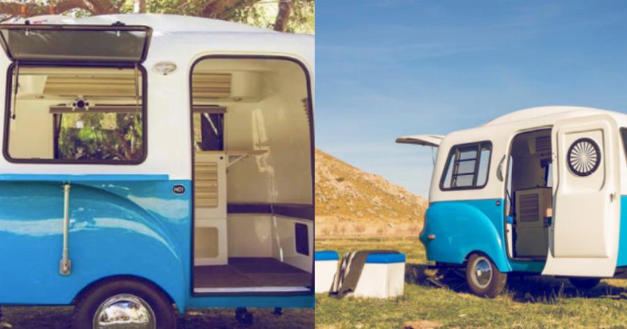 Μίνι τροχόσπιτο: Μεταφέρεται όπου θες, κοστίζει όσο ένας μισθός και κοιμίζει 5 άτομα