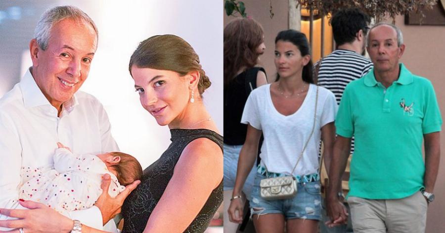 Γιάννης Κούστας και Δήμητρα Μέρμηγκα: Ο παράφορος έρωτας του 64χρονου με την 27χρονη, ο υπέρλαμπρος γάμος και η βάφτιση της κόρης τους