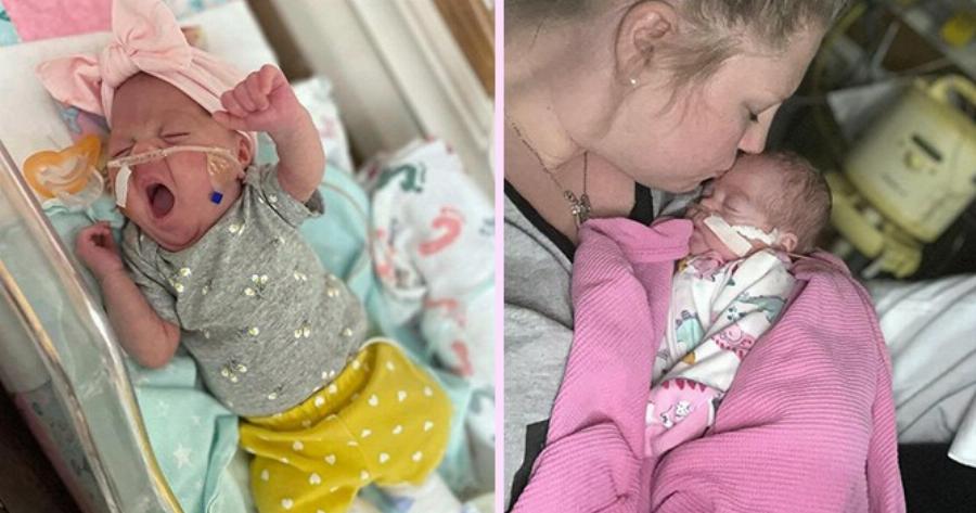 Κοριτσάκι που γεννήθηκε πρόωρα θα κάνει Χριστούγεννα στο σπίτι μετά από 144 μέρες στην εντατική