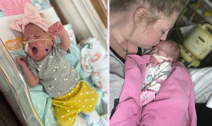 Κοριτσάκι που γεννήθηκε πρόωρα θα κάνει Χριστούγεννα στο σπίτι μετά από 144 μέρες στην εντατική