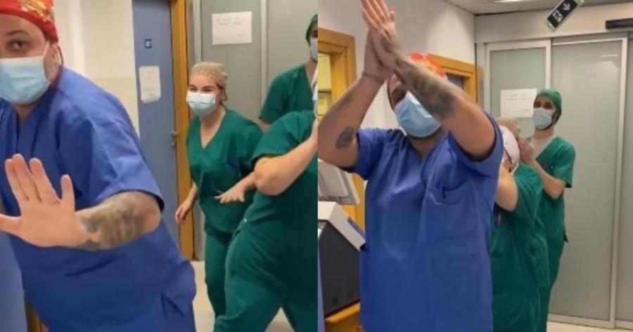 Νοσηλευτές σε ΜΕΘ χορεύουν τα «Χριστούγεννα» της Γαρμπή και στέλνουν μήνυμα αγάπης