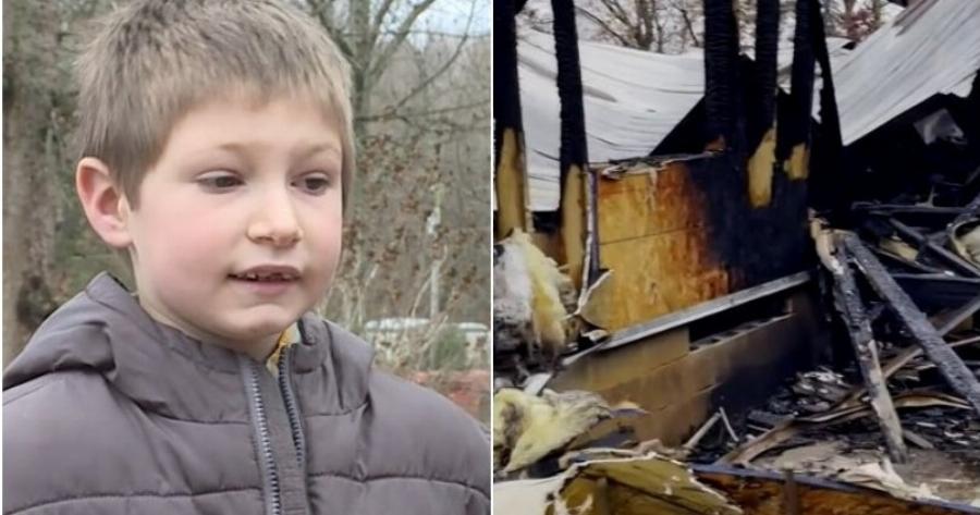 Όταν ένα 7χρονο παιδί επέστρεψε στο φλεγόμενο σπίτι του και έσωσε την μικρή του αδερφή