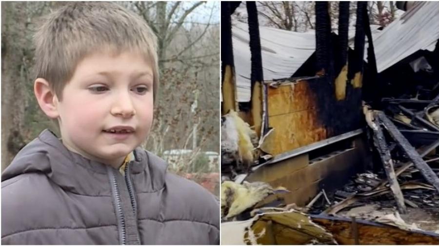 Όταν ένα 7χρονο παιδί επέστρεψε στο φλεγόμενο σπίτι του και έσωσε την μικρή του αδερφή