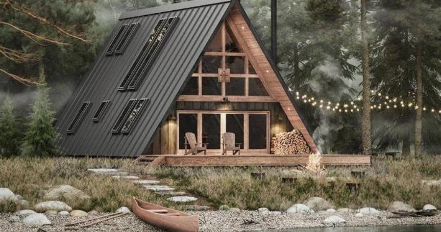 Είναι 146τμ, έρχεται πακεταρισμένο σε κούτες με οδηγίες και εργαλεία και το φτιάχνεις μόνος σου σε λίγες ώρες