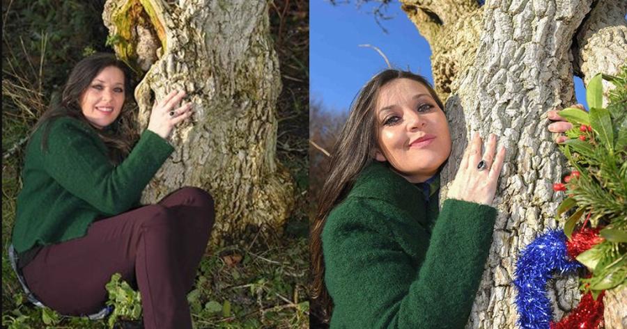 37χρονη ερωτεύτηκε και παντρεύτηκε δέντρο και άλλαξε ακόμη και το επιθετό της σε κουφοξυλιά