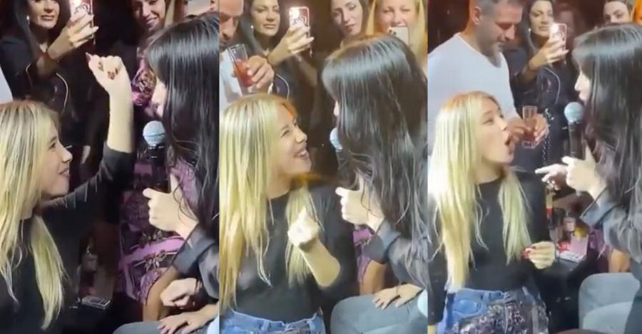 Η Πάολα έδωσε το μικρόφωνο στην κόρη της Παολίνα, τραγούδησαν και χόρεψαν μαζί και ο κόσμος τις αποθέωσε