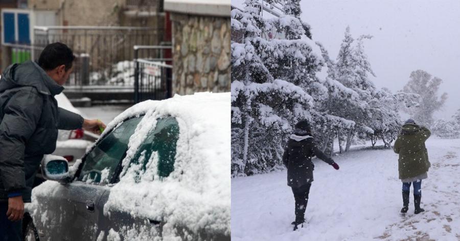 Κακοκαιρία «Ελπίδα»: Ποιες περιοχές έχει ντύσει στα λευκά, πως θα κινηθεί και πότε φτάνουν τα χιόνια στην Αττική