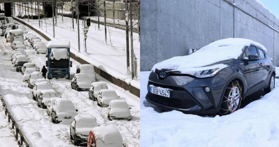 «Η λεπτομέρεια έφερε το φιάσκο»: Ο αστείος λόγος που νέκρωσε η Αττική Οδός από τα χιόνια σε λίγα λεπτά