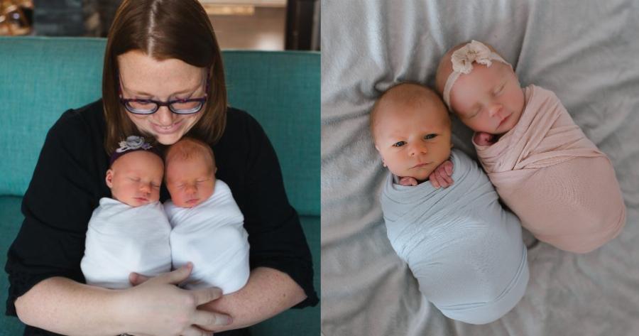 Συγκινητική ιστορία: Μια μάνα έκανε μια συγκλονιστική φωτογράφηση με τα δίδυμα της πριν το ένα φύγει από την ζωή