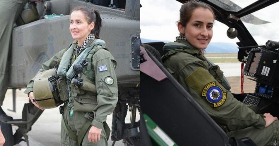 Αθηνά Πανουργιά: Η πρώτη γυναίκα χειριστής Απάτσι, αφήνει ιστορία στις Ένοπλες Δυνάμεις